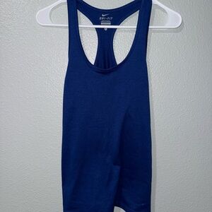 Nike Women's Racerback Blue Tank Top